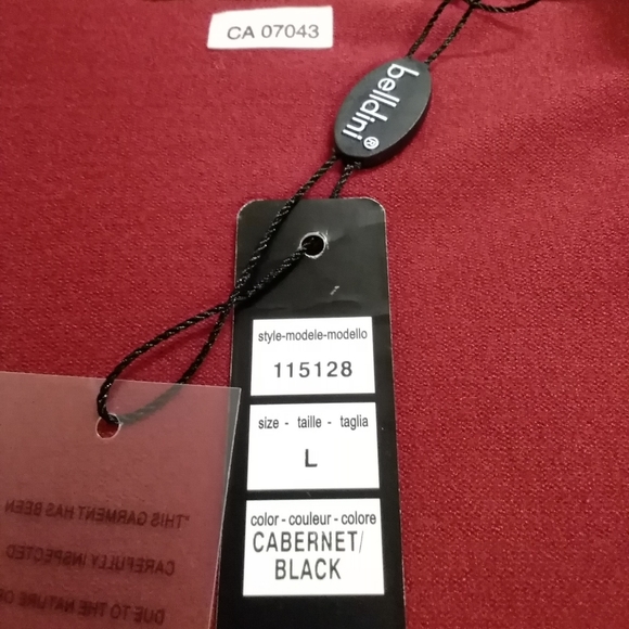 BNWT Belldini red/black ruffle cardigan - Picture 9 of 13